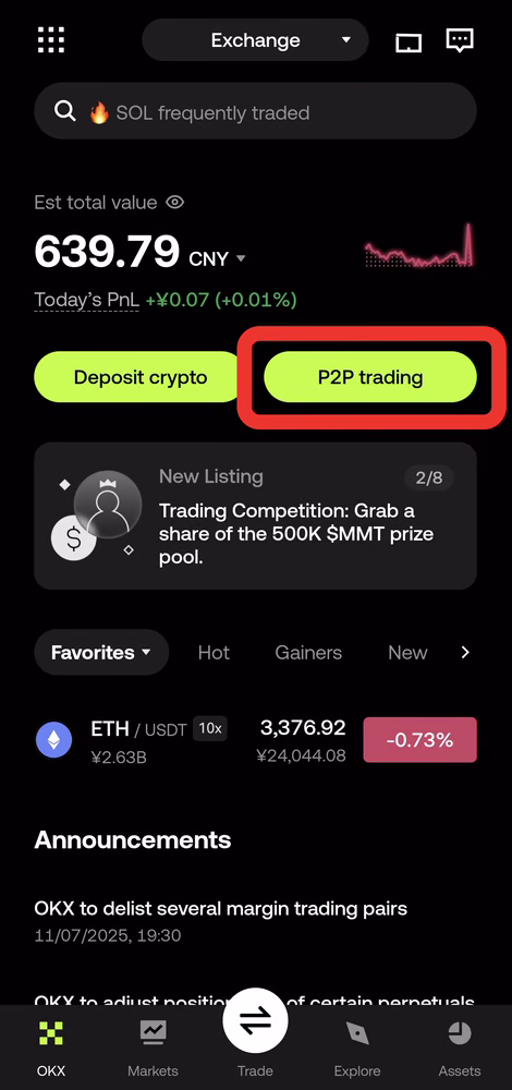 P2P trading